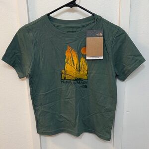 The North Face Forest Green Nature Graphic Tee